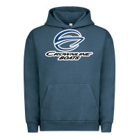Pigment Midnight Navy Crownline Boats Urban Hoodie - ArtMosaic