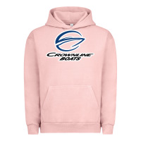 Pigment Salmon Crownline Boats Urban Hoodie - ArtMosaic