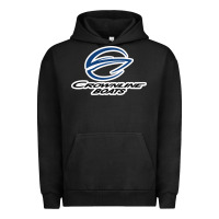 Pigment Black Crownline Boats Urban Hoodie - ArtMosaic