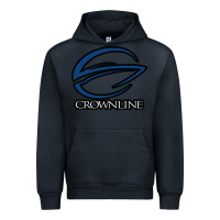 Navy Crownline Boats Urban Hoodie - ArtMosaic
