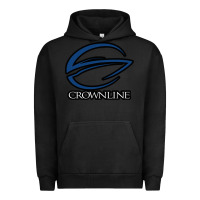 Pigment Black Crownline Boats Urban Hoodie - ArtMosaic
