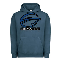 Pigment Midnight Navy Crownline Boats Urban Hoodie - ArtMosaic