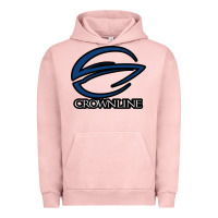 Pigment Salmon Crownline Boats Urban Hoodie - ArtMosaic