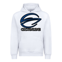White Crownline Boats Urban Hoodie - ArtMosaic