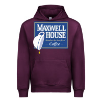 Mauve Wine maxwell house Urban Hoodie - ArtMosaic