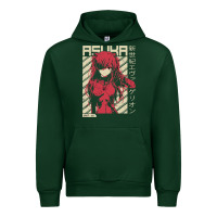 Forest Green asuka evangelion Urban Hoodie - ArtMosaic