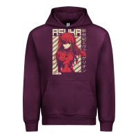 Mauve Wine asuka evangelion Urban Hoodie - ArtMosaic