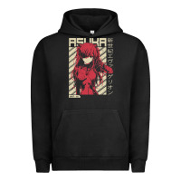 Pigment Black asuka evangelion Urban Hoodie - ArtMosaic