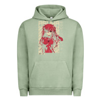 Pigment Oil Green asuka evangelion Urban Hoodie - ArtMosaic