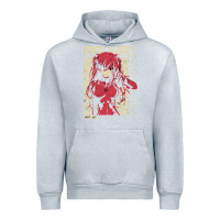 Heather Grey asuka evangelion Urban Hoodie - ArtMosaic