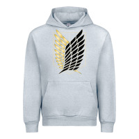 Heather Grey Shingekis no kyojinn Urban Hoodie - ArtMosaic