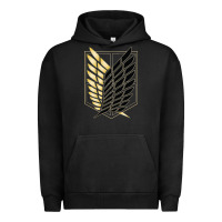 Pigment Black Shingekis no kyojinn Urban Hoodie - ArtMosaic