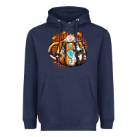Navy thanksgiving coffee cup gemstone Heavyweight Hoodie - JahusDesignShop