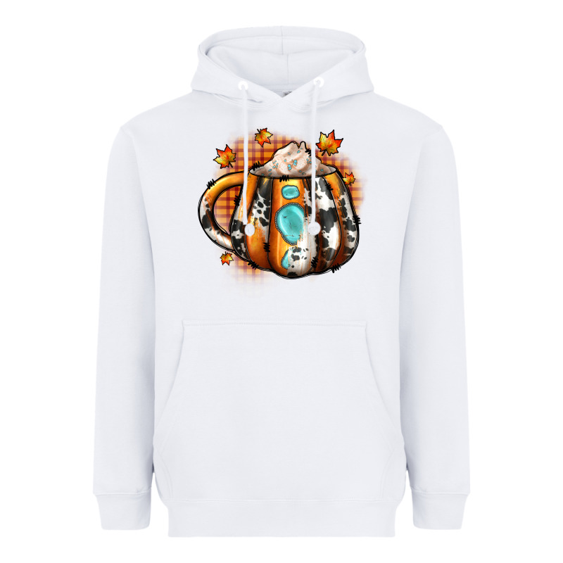 Thanksgiving Coffee Cup Gemstone Heavyweight Hoodie by JahusDesignShop | Teevron