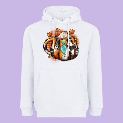 Thanksgiving Coffee Cup Gemstone Heavyweight Hoodie Designed By Jahusdesignshop