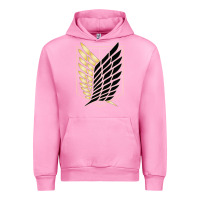 Fuchsia Pink Shingekis no kyojinn Urban Hoodie - ArtMosaic