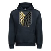 Navy Shingekis no kyojinn Urban Hoodie - ArtMosaic