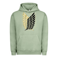 Pigment Oil Green Shingekis no kyojinn Urban Hoodie - ArtMosaic