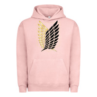 Pigment Salmon Shingekis no kyojinn Urban Hoodie - ArtMosaic