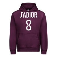 Mauve Wine j’adior 8 Urban Hoodie - ArtMosaic