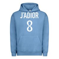 Pigment Pebble Blue j’adior 8 Urban Hoodie - ArtMosaic