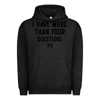Pigment Black i have more than four questions Urban Hoodie - ArtMosaic