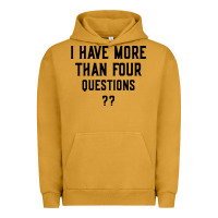 Pigment Peanut Butter i have more than four questions Urban Hoodie - ArtMosaic