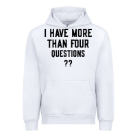White i have more than four questions Urban Hoodie - ArtMosaic