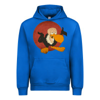 Cobalt beaky buzzard 1 Urban Hoodie - ArtMosaic