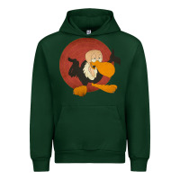 Forest Green beaky buzzard 1 Urban Hoodie - ArtMosaic