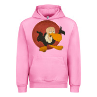Fuchsia Pink beaky buzzard 1 Urban Hoodie - ArtMosaic