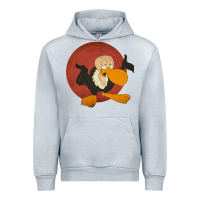 Heather Grey beaky buzzard 1 Urban Hoodie - ArtMosaic