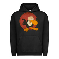 Pigment Black beaky buzzard 1 Urban Hoodie - ArtMosaic