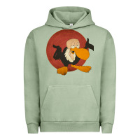 Pigment Oil Green beaky buzzard 1 Urban Hoodie - ArtMosaic