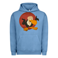 Pigment Pebble Blue beaky buzzard 1 Urban Hoodie - ArtMosaic