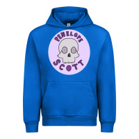 Cobalt Penelope Scott Skeleton Urban Hoodie - ArtMosaic