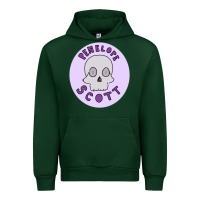 Forest Green Penelope Scott Skeleton Urban Hoodie - ArtMosaic
