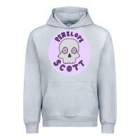 Heather Grey Penelope Scott Skeleton Urban Hoodie - ArtMosaic