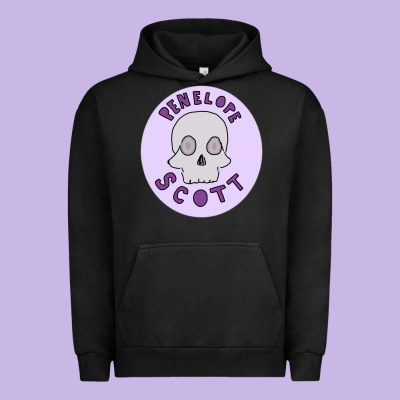 Penelope Scott Skeleton Urban Hoodie Designed By Artmosaic