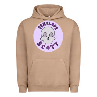 Pigment Burro Penelope Scott Skeleton Urban Hoodie - ArtMosaic