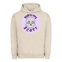 Pigment French Oak Penelope Scott Skeleton Urban Hoodie - ArtMosaic