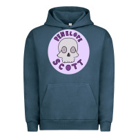 Pigment Midnight Navy Penelope Scott Skeleton Urban Hoodie - ArtMosaic