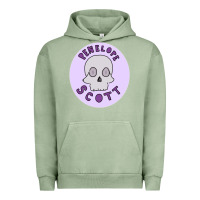 Pigment Oil Green Penelope Scott Skeleton Urban Hoodie - ArtMosaic