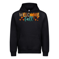 Black Welcome Fall Urban Hoodie - RanaPortraitStore
