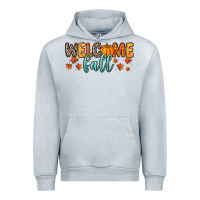 Heather Grey Welcome Fall Urban Hoodie - RanaPortraitStore