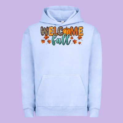Welcome Fall Urban Hoodie Designed By Ranaportraitstore