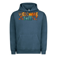 Pigment Midnight Navy Welcome Fall Urban Hoodie - RanaPortraitStore