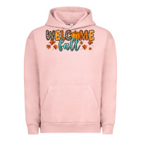 Pigment Salmon Welcome Fall Urban Hoodie - RanaPortraitStore