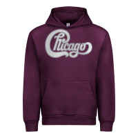 Mauve Wine Chicago Transit Authority Urban Hoodie - ArtMosaic