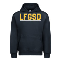 Navy Exclusive Brown LFGSD Official Fun Design T Shirt Urban Hoodie - ArtMosaic
